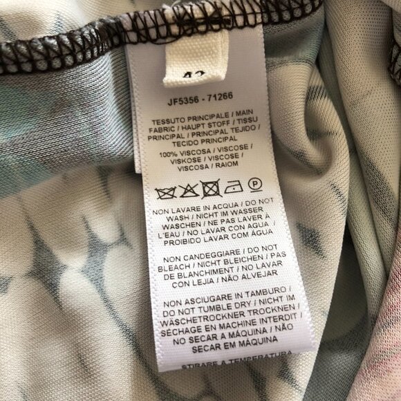 MALIPARMI Italy Printed Jersey Knit Dress size S - Picture 9 of 9